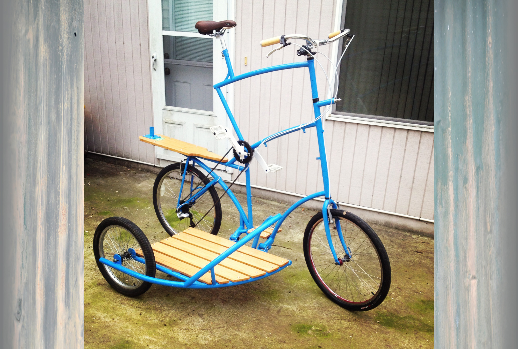 handmade freakbike bicycle portland tallbike sidecar